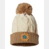 Chunk Twist Knit Beanie With Cuff Thumbnail