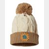 Chunk Twist Knit Beanie With Cuff Thumbnail